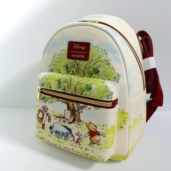 loungefly disney winnie the pooh sketch mini backpack